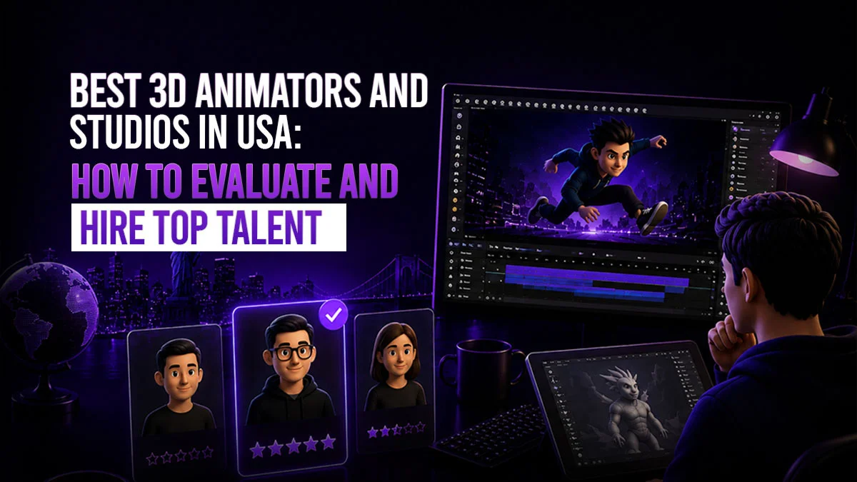 Best 3D Animators and Studios in USA 2026: How to Evaluate and Hire Top Talent