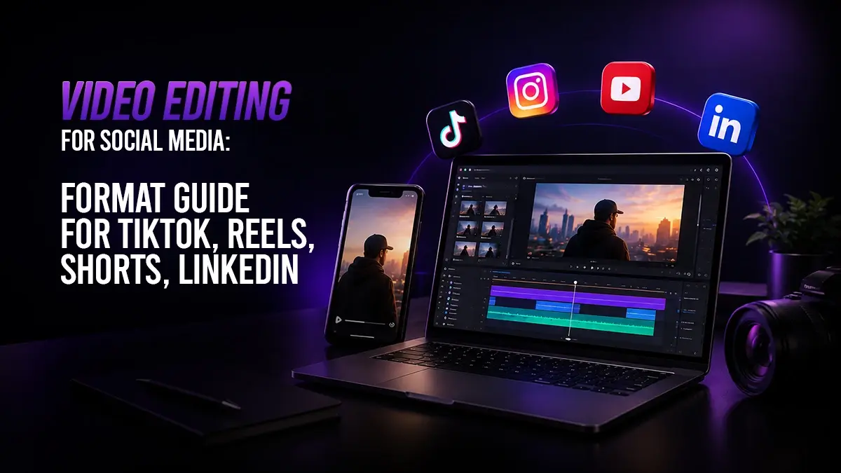 Video Editing for Social Media: Format Guide for TikTok, Reels, Shorts, LinkedIn | Synaryverse