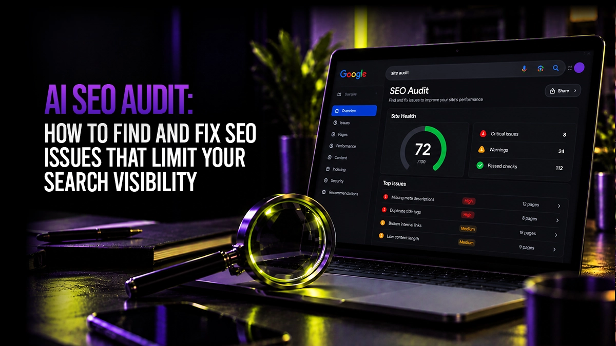 AI SEO Audit: How to Find and Fix SEO Issues That Limit Your Search Visibility | Synaryverse