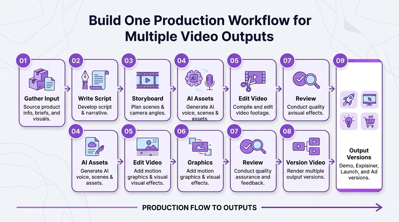 One Production Workflow for Multiple Video Outputs